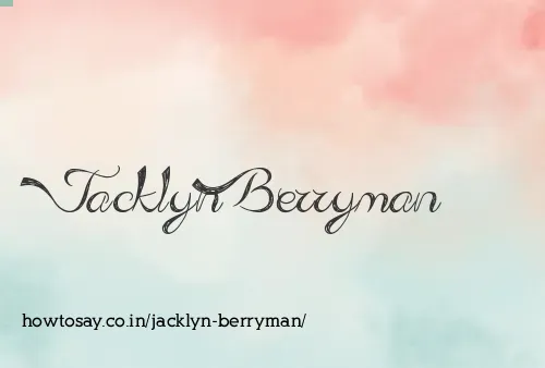 Jacklyn Berryman