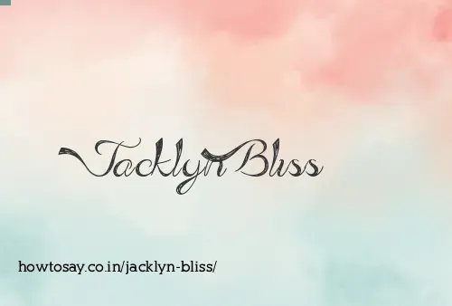 Jacklyn Bliss