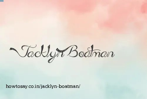 Jacklyn Boatman