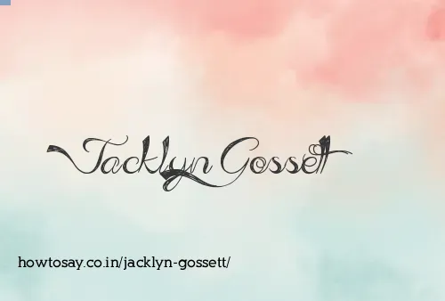 Jacklyn Gossett