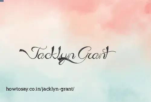 Jacklyn Grant