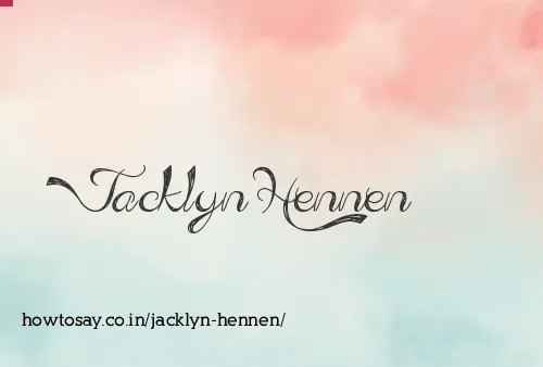 Jacklyn Hennen