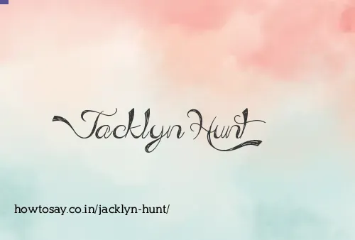 Jacklyn Hunt