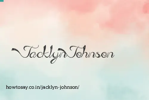 Jacklyn Johnson
