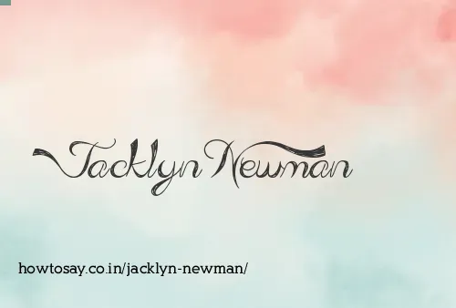 Jacklyn Newman