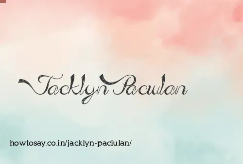 Jacklyn Paciulan