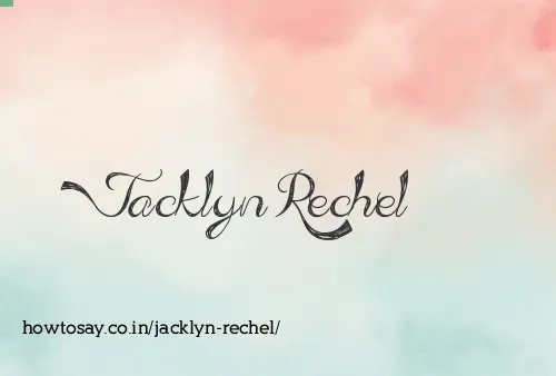 Jacklyn Rechel