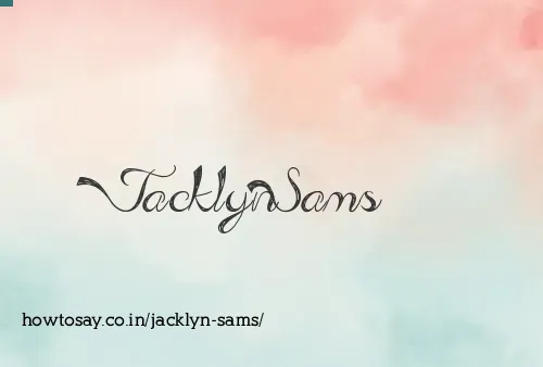 Jacklyn Sams