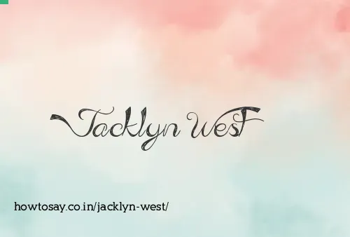 Jacklyn West