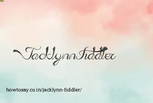 Jacklynn Fiddler