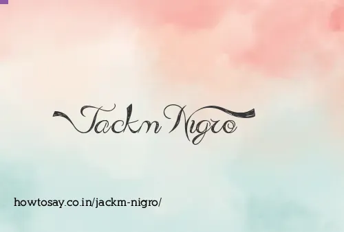 Jackm Nigro