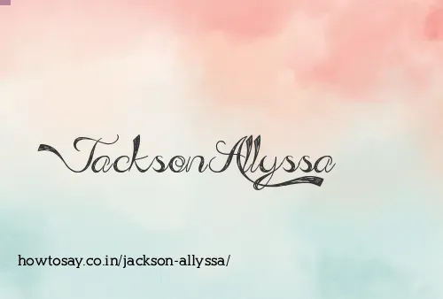 Jackson Allyssa