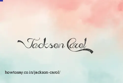 Jackson Carol