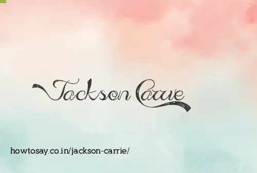 Jackson Carrie