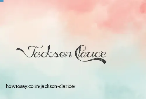 Jackson Clarice