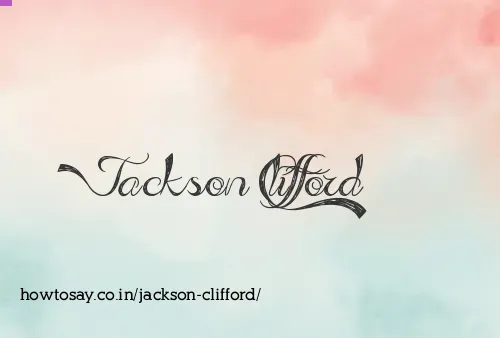 Jackson Clifford
