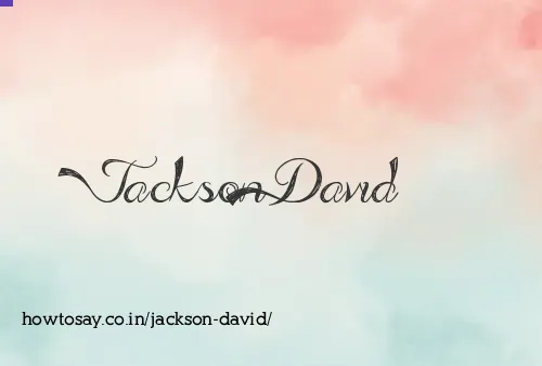 Jackson David