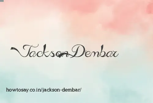 Jackson Dembar