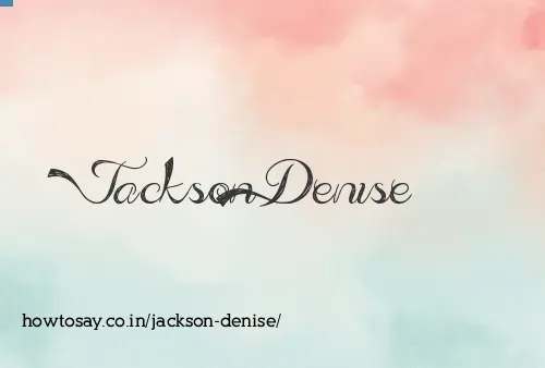 Jackson Denise