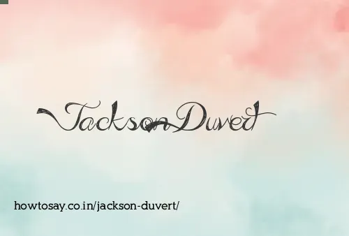 Jackson Duvert