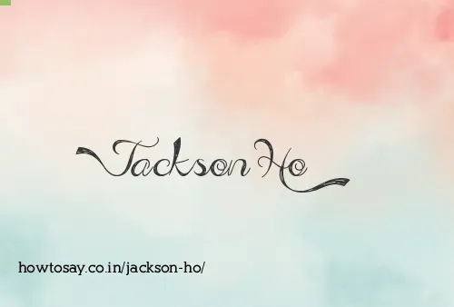 Jackson Ho
