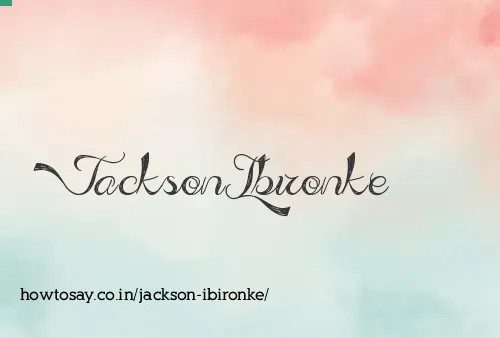 Jackson Ibironke