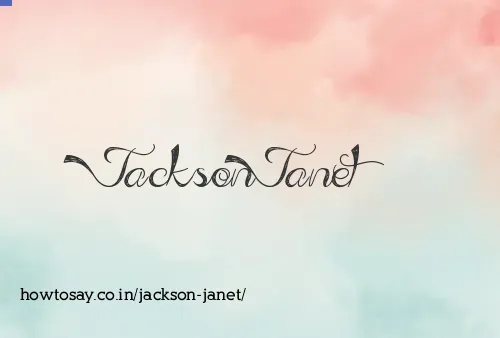 Jackson Janet