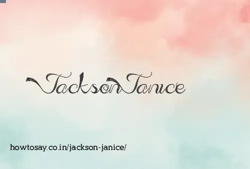 Jackson Janice
