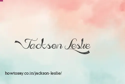 Jackson Leslie