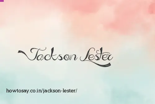 Jackson Lester