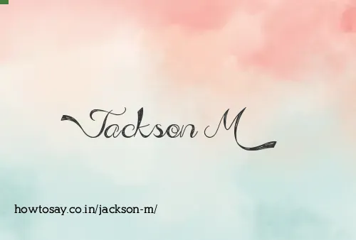 Jackson M