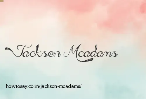 Jackson Mcadams