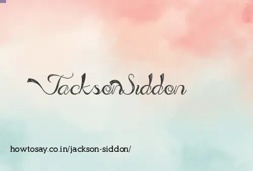 Jackson Siddon