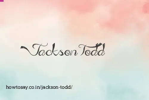 Jackson Todd