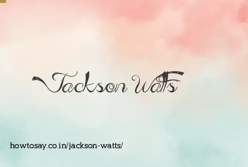 Jackson Watts