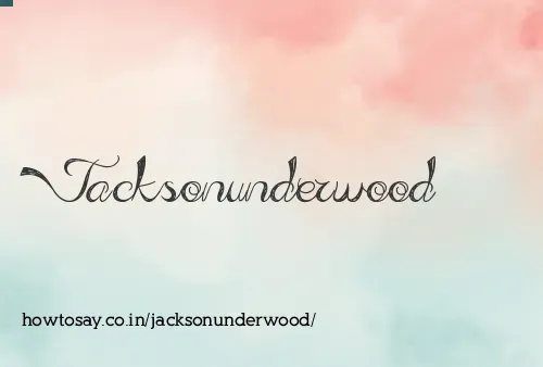 Jacksonunderwood