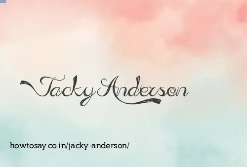 Jacky Anderson
