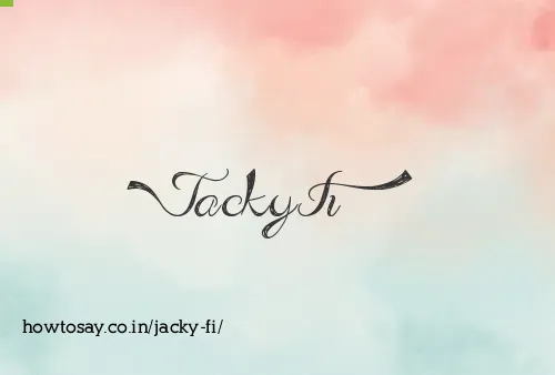 Jacky Fi