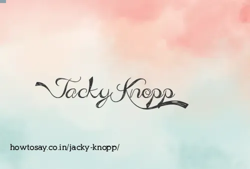 Jacky Knopp