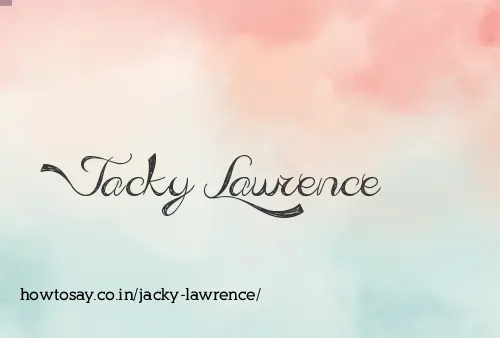 Jacky Lawrence