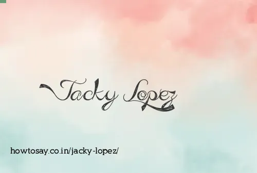 Jacky Lopez
