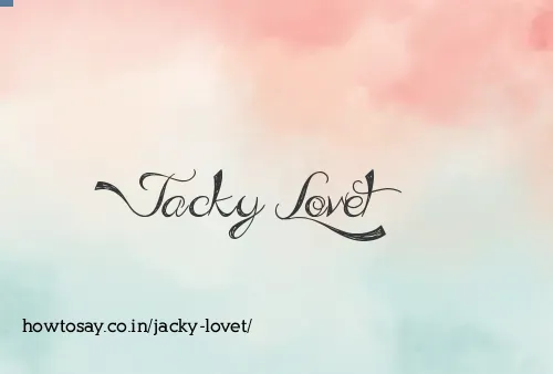 Jacky Lovet