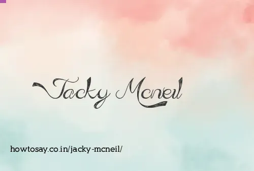 Jacky Mcneil
