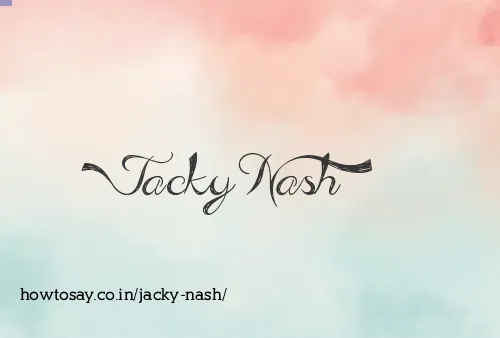 Jacky Nash