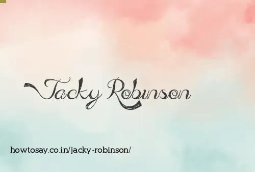 Jacky Robinson