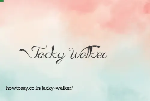 Jacky Walker