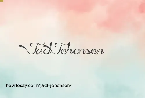 Jacl Johcnson