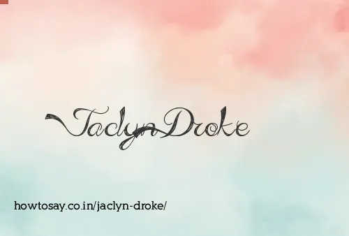 Jaclyn Droke
