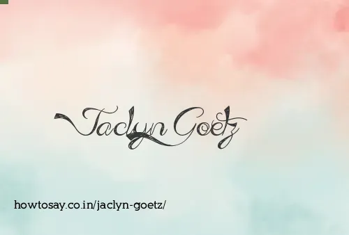 Jaclyn Goetz