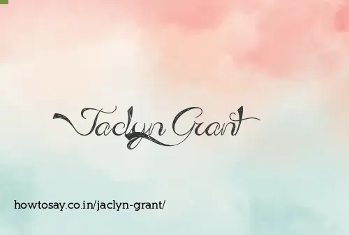 Jaclyn Grant